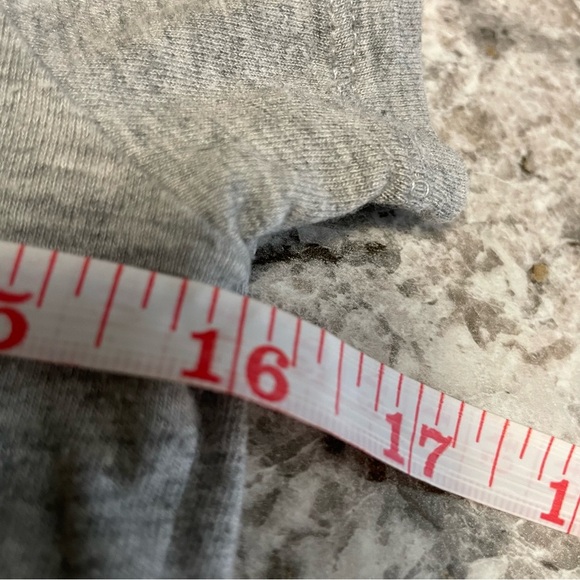 Aritzia Sunday Best Heather Gray Tee with Flame Embroidery Women’s XS - Picture 6 of 6